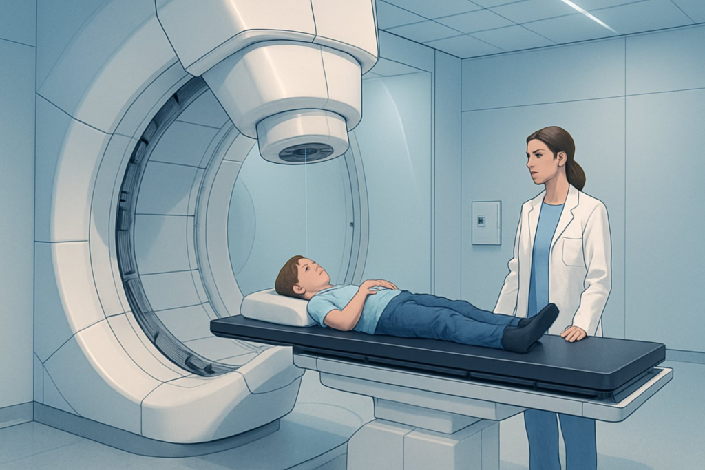 Artefatos de gás intestinal em imagem de ressonância magnética e solução por inteligência artificial