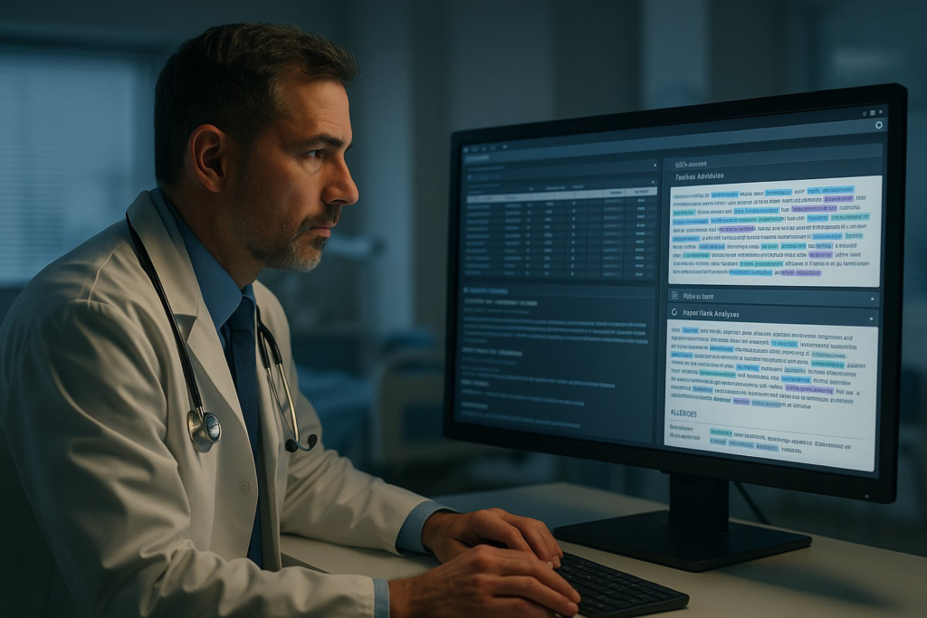 Processamento de linguagem natural em prontuários médicos por algoritmo treinado em anotações clínicas